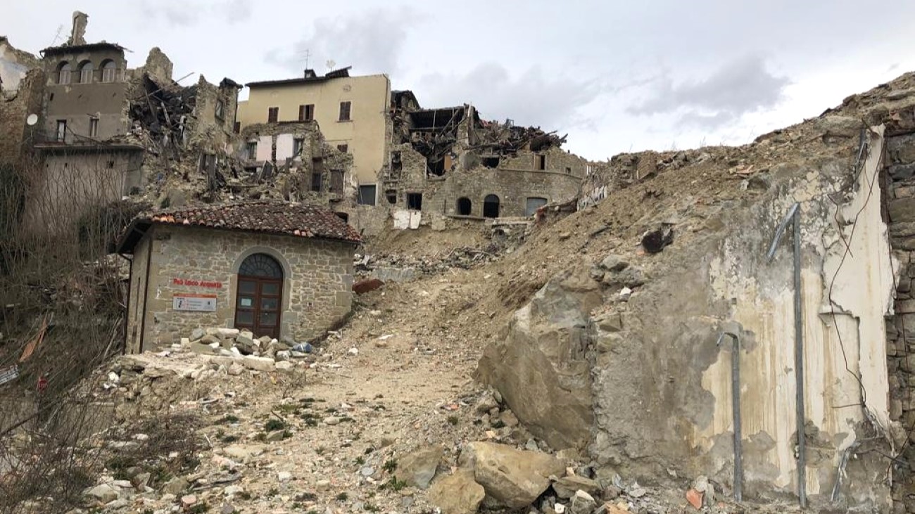 Arquata del Tronto dopo il terremoto del centro Italia del 24 agosto 2016. Foto: sisma2016.gov.it