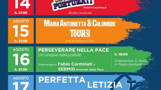 Il programma di Destate La Festa 2026